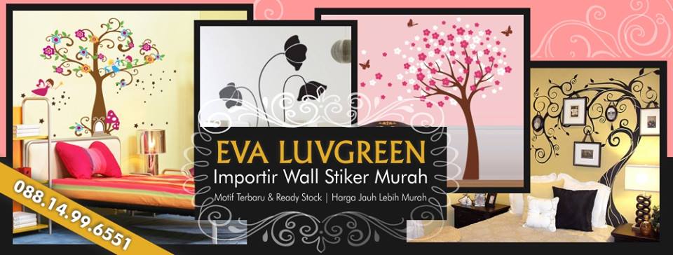 Jual Wall Sticker Murah Facebook - Stiker Dinding Murah